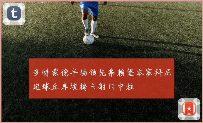 多特蒙德半场领先弗赖堡本塞拜尼进球丘库埃梅卡射门中柱